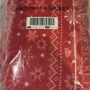 Victoria's Secret Festive Red Blanket